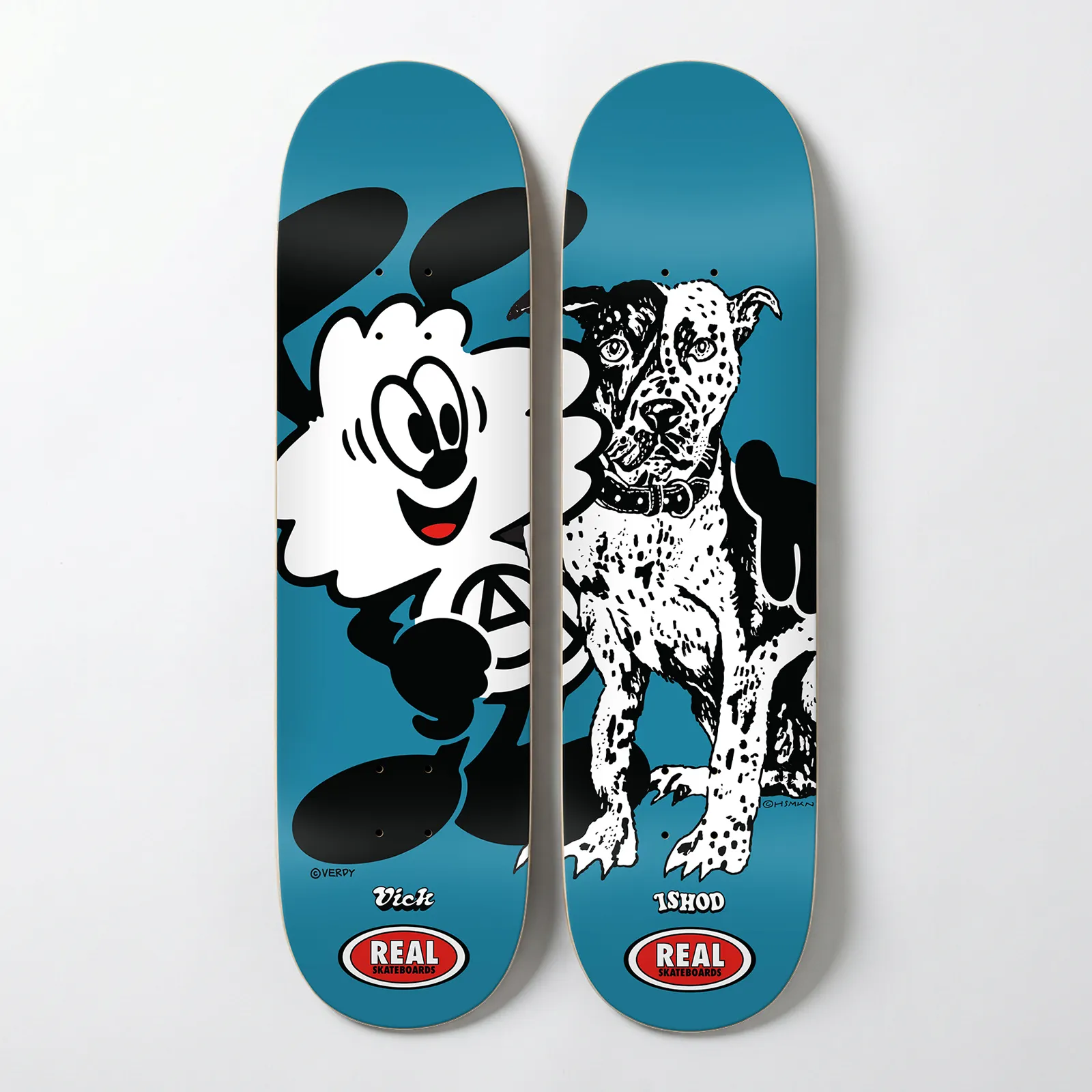 Pack 2 Decks REAL Skateboards x Verdy - Skate Shop Day (Ishod Wair & Vick)